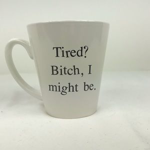 New MWare Quote Mug White/Black